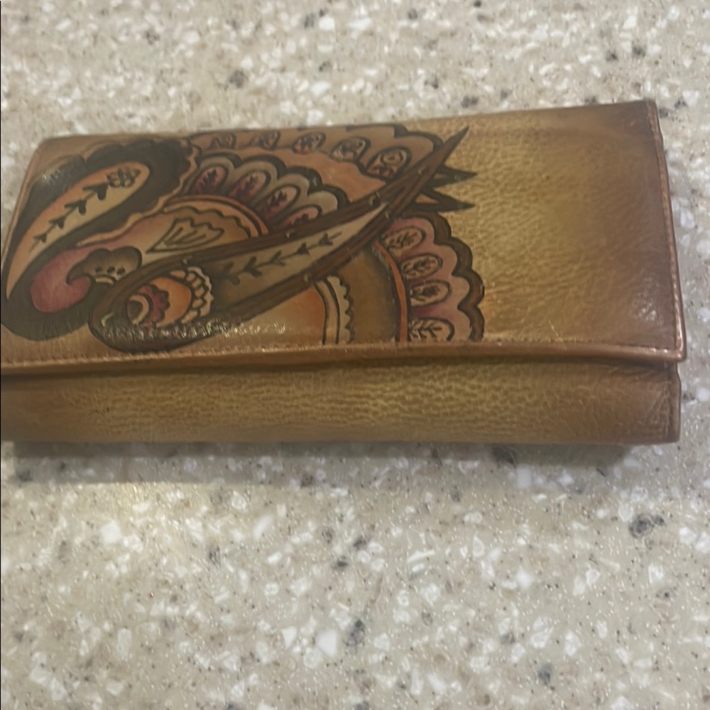 Anuschka Artistic Shoulder Bag and wallet - Picture 2 of 13